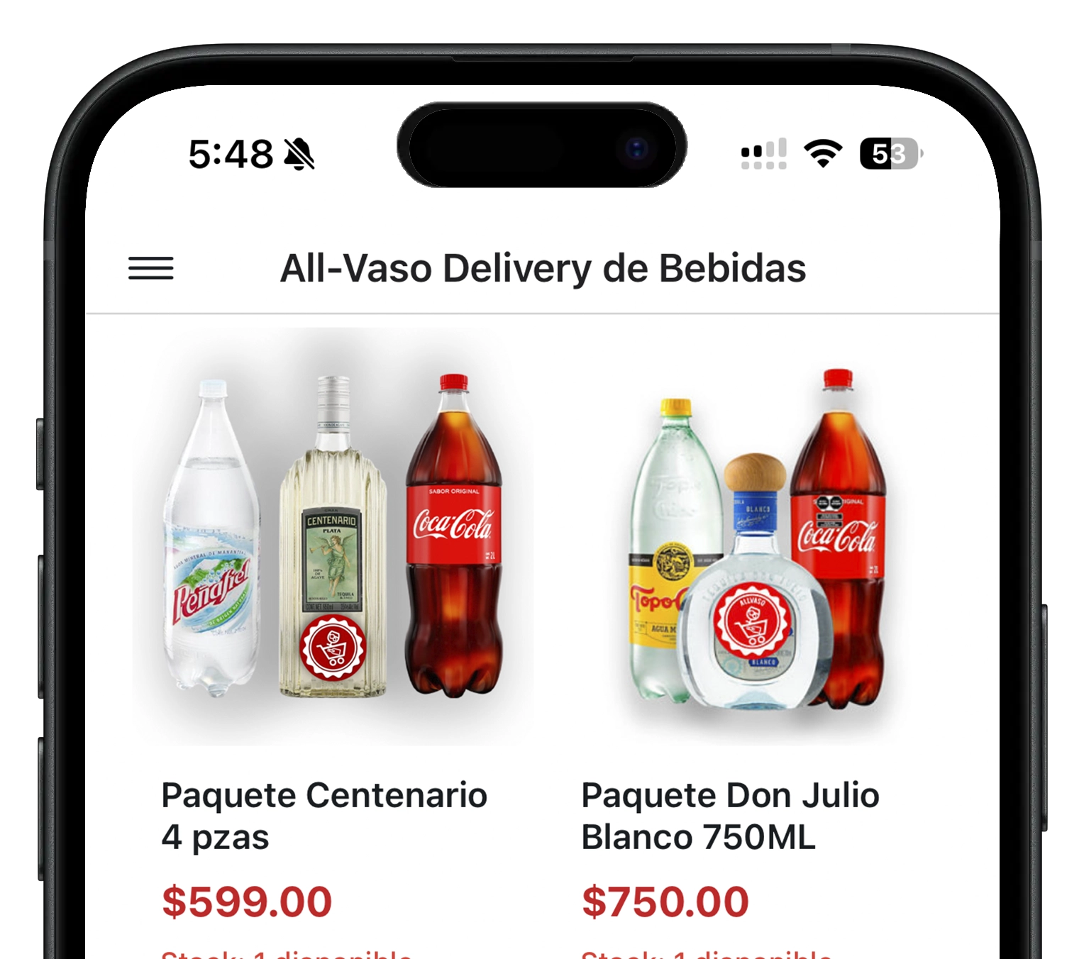 app mockup